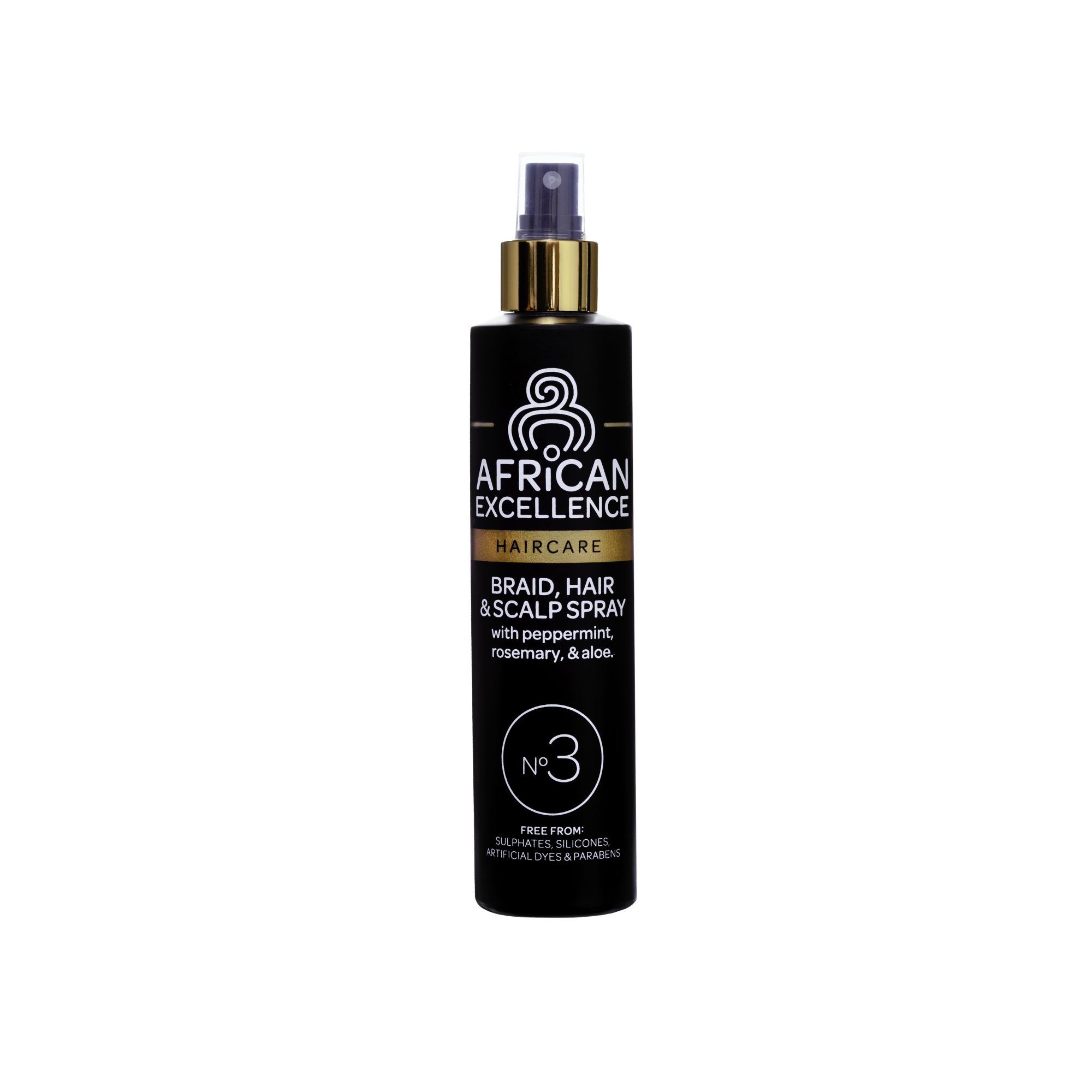 Hair, Braid & Scalp Spray African Excellence - Hair, Braid & Scalp Spray - 125ml - Image 1