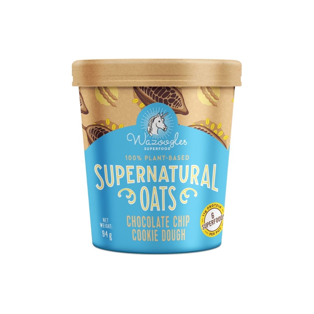 Chocolate Chip Cookie Dough Wazoogles - Supernatural Oats Chocolate Chip Cookie Dough - 94g - Image 1