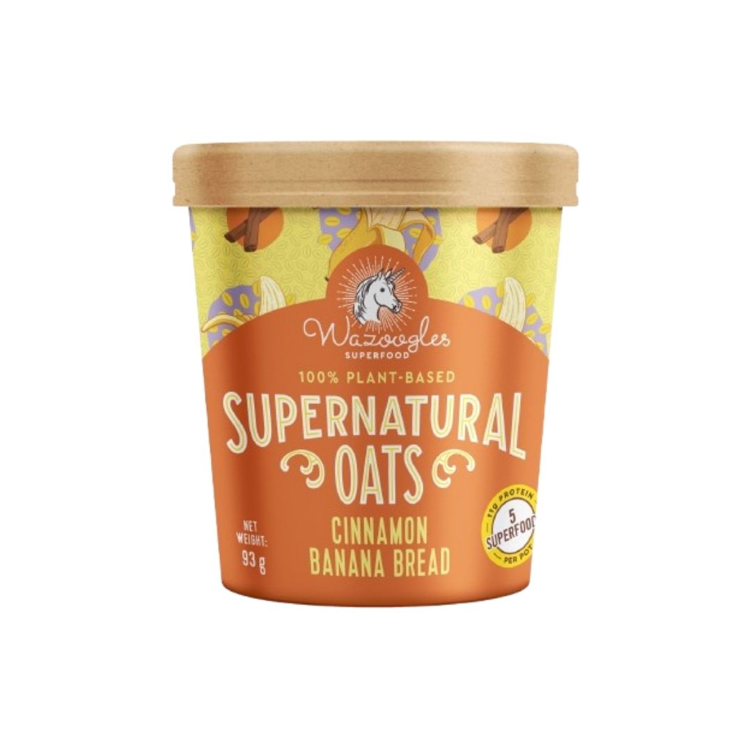 Cinnamon Banana Bread Wazoogles - Supernatural Oats Cinnamon Banana Bread - 93g - Image 1