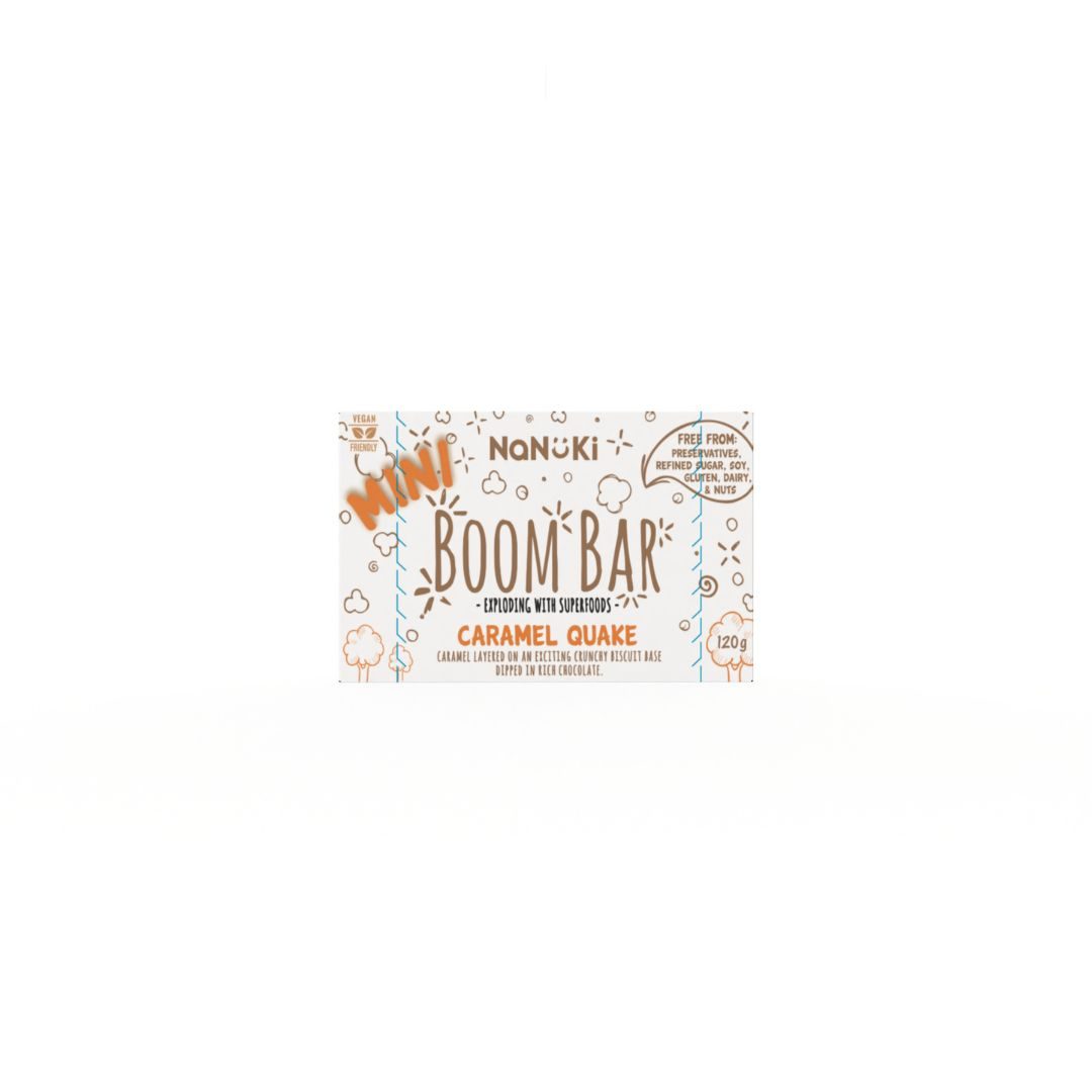 Mini Boom Bar Caramel Quake Mini Boom Bars Caramel Quake 20g x 6 - Image 1