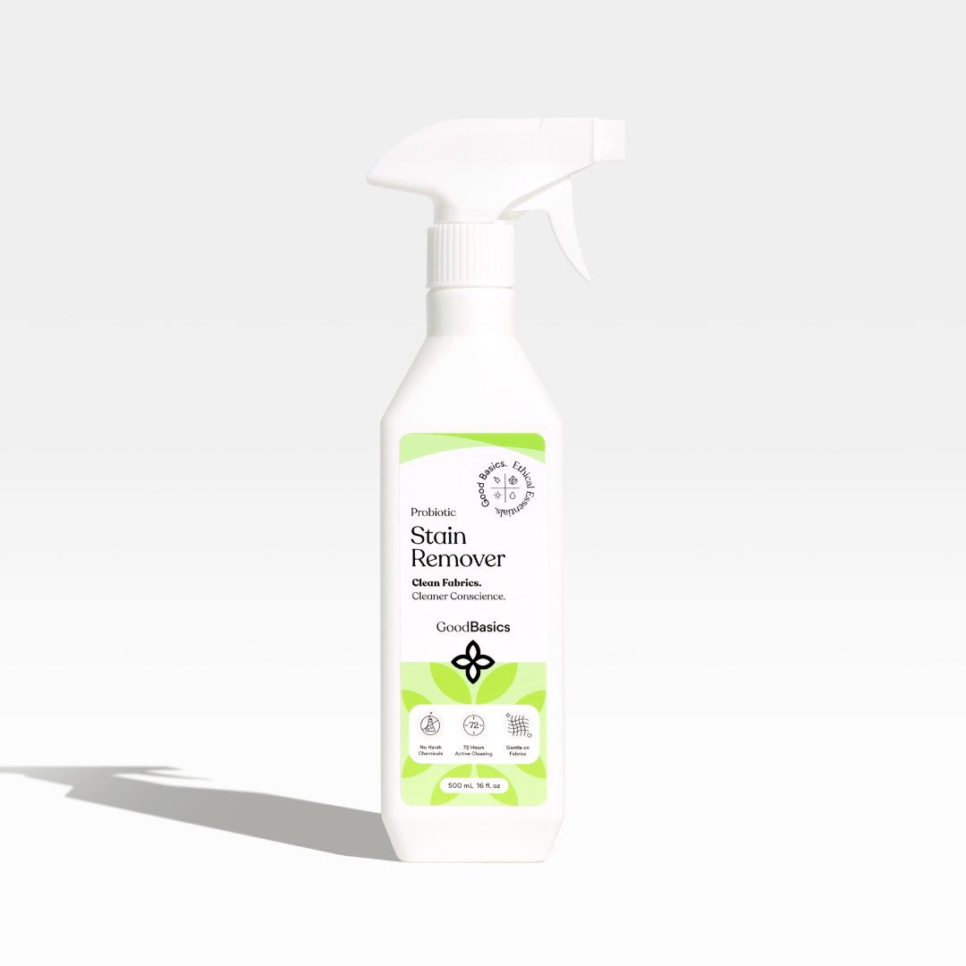 Stain remover front GoodBasics Probiotic Stain Remover 500ml - Image 1