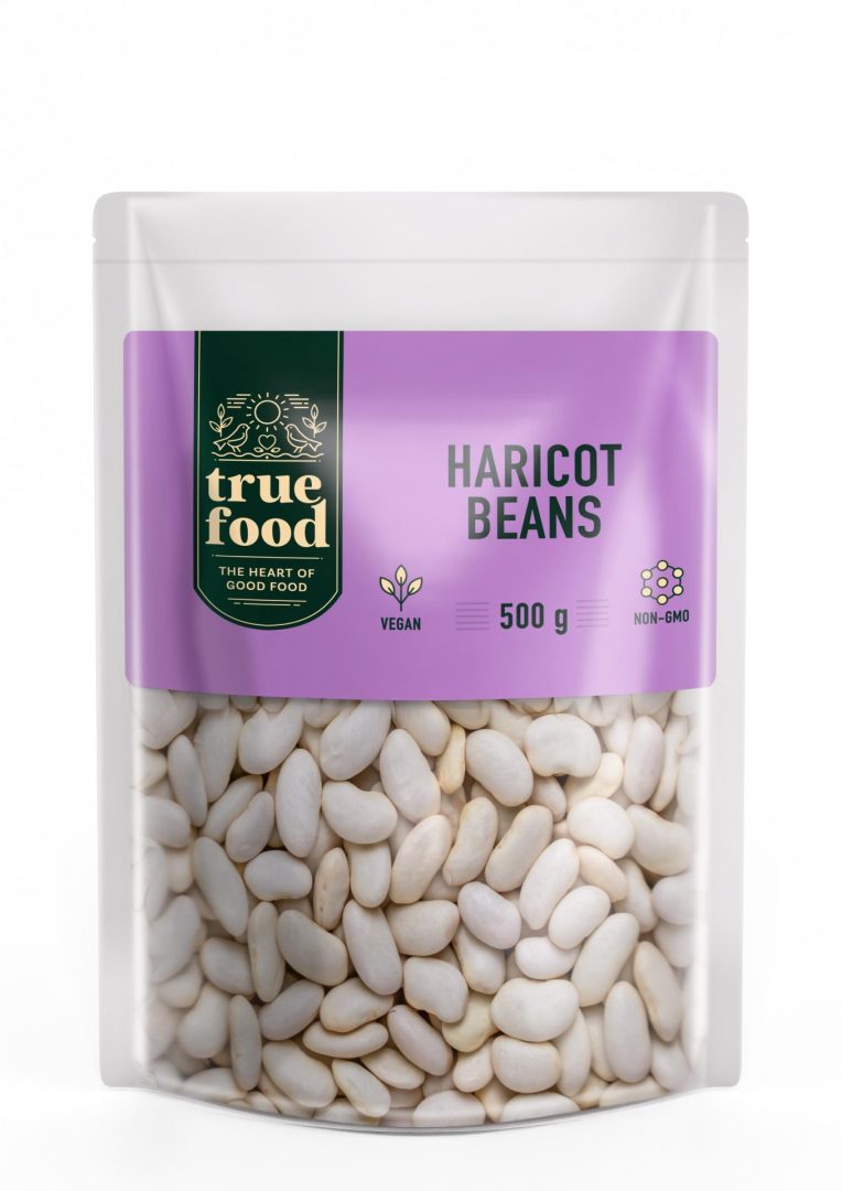 9080 TF HARICOT BEANS FOP 500g_LR Truefood - Haricot Beans - 500g - Image 1