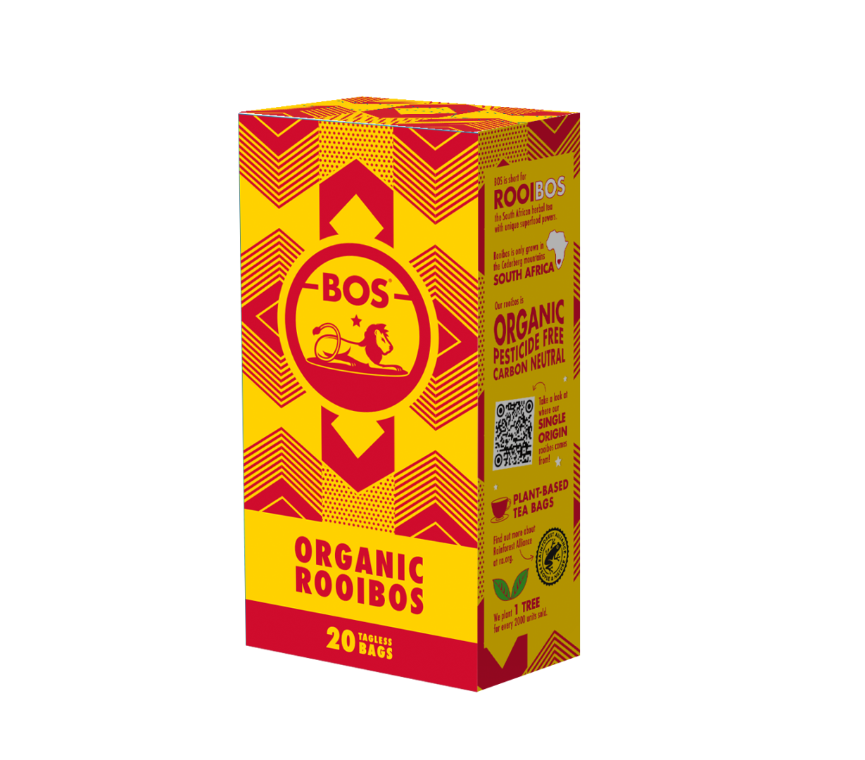 BOS Organic Rooibos_50g_2026 (1) BOS Organic Rooibos Tea X 20 tea bags - Image 1