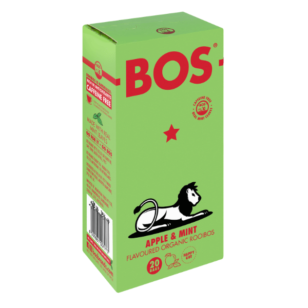 Bos Apply & Mint BOS Organic Rooibos, Apple & Mint X 20 teabags - Image 1