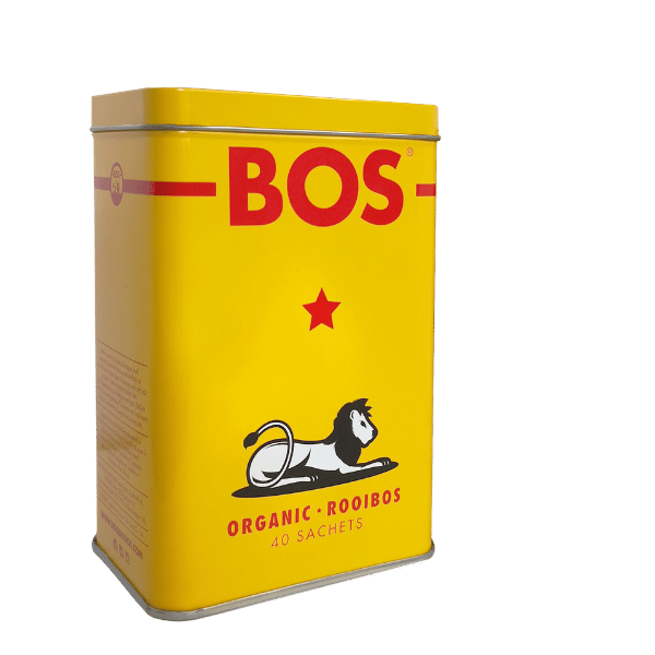 Bos Tea Tin BOS Organic 100g Tin with 40 teabags - Image 1